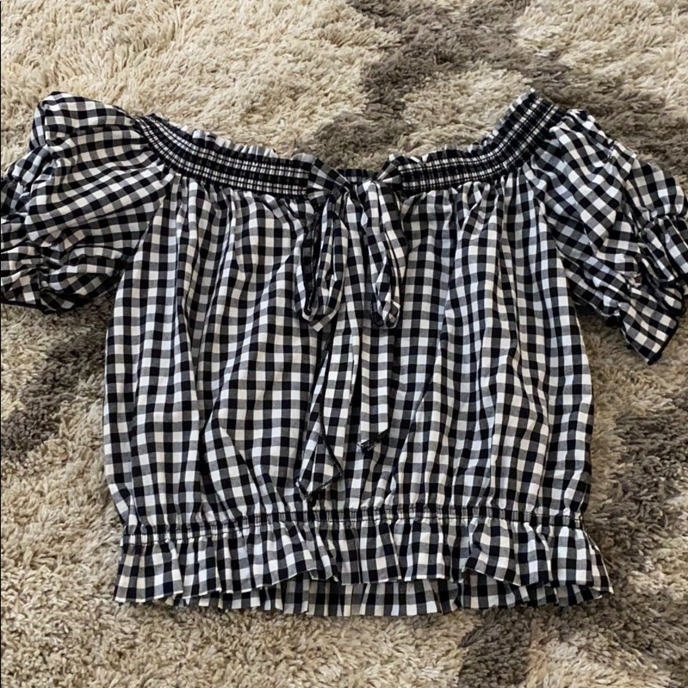 Gingham Crop Top
